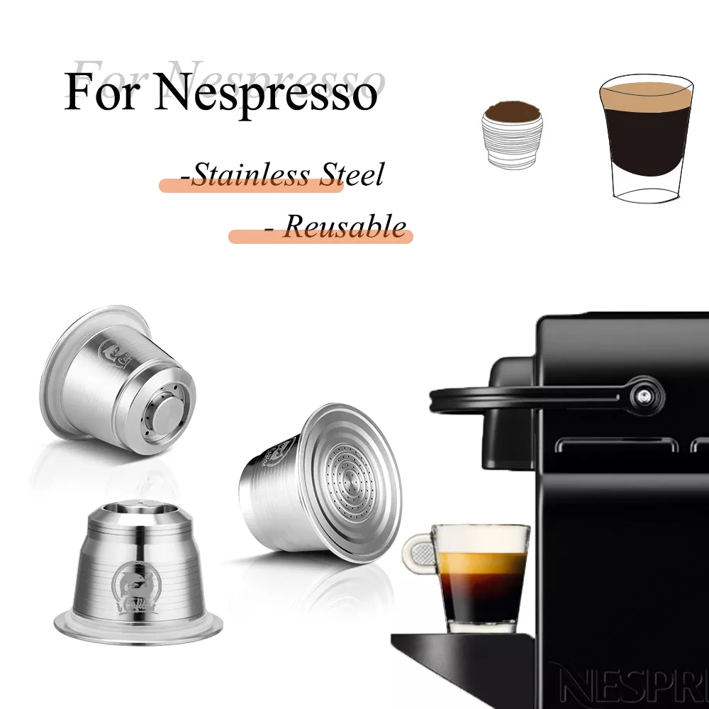 Coffee Equipment Rack - Stal nierdzewna wielokrotnego użytku kapsułka stały