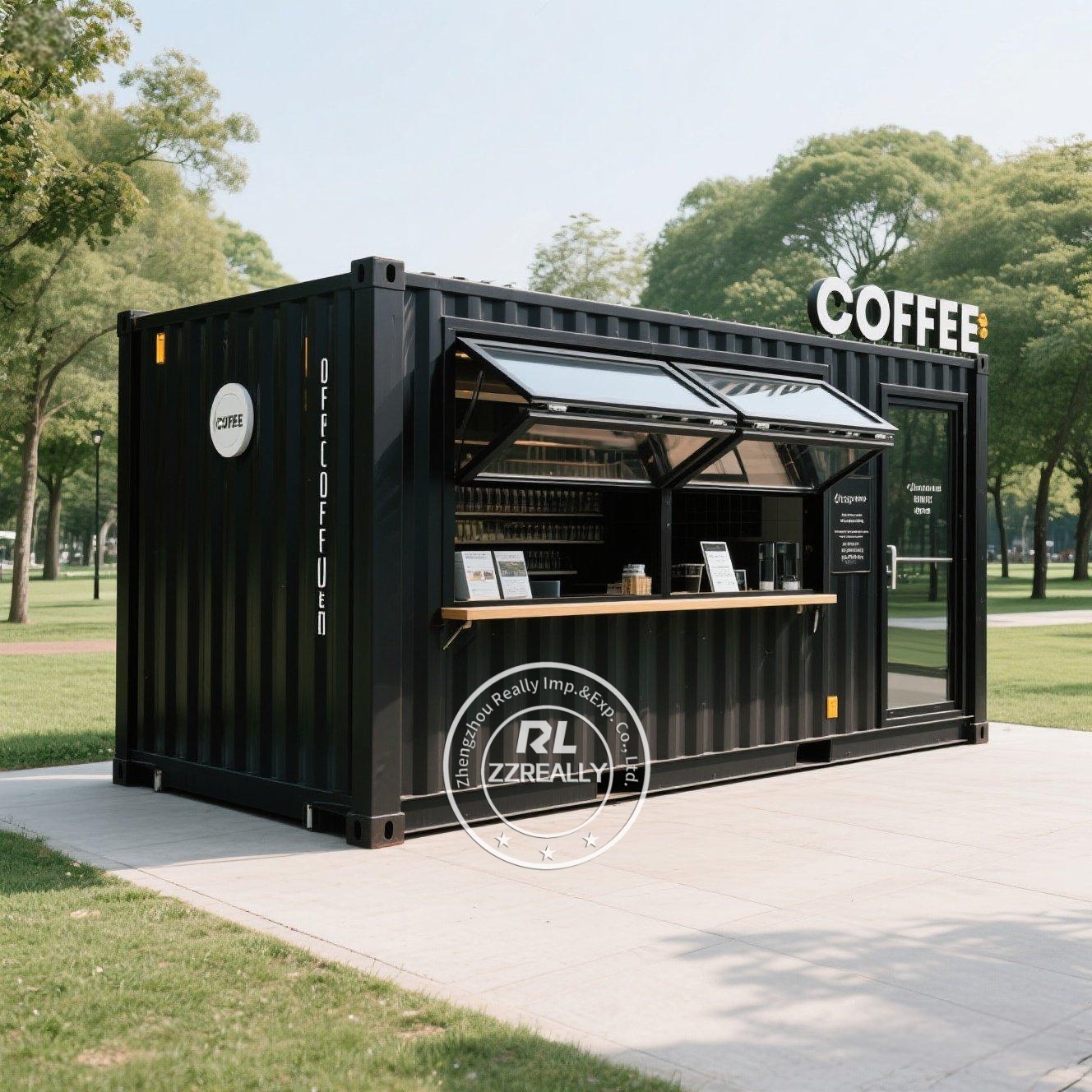 Coffee Equipment Stores - Kawiarnia w kontenerze z w pełni