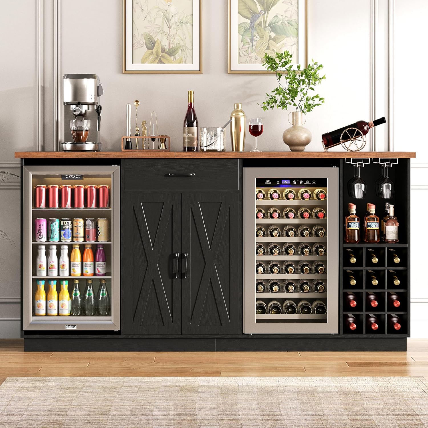 Duża szafka barowa na kawę o s – Coffee Equipment Rack recenzja i cena