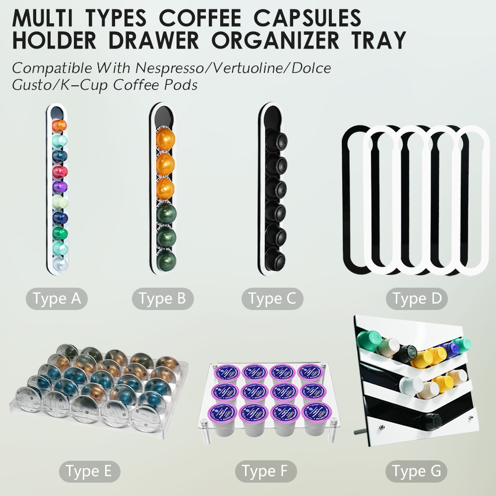 Wiele typów uchwytów na kapsuł – Coffee Equipment Rack recenzja i cena